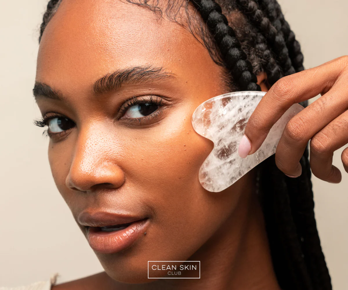 White Quartz Gua Sha Sculpting Stone - Image 3